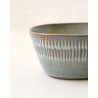 Gaudina — Artisan stoneware bowl, Dune and Iode | Masamé