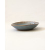 Gaudina — Stoneware soup plate, Dune and Iode | Masamé