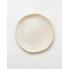 Gaudina — Small stoneware plate, Dune and Iode | Masamé