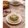 Gaudina — Small stoneware plate, Dune and Iode | Masamé