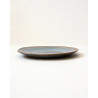 Gaudina — Large round stoneware plate, Dune and Iode | Masamé