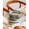 Gaudina — Artisan stoneware bowl, Dune and Iode | Masamé