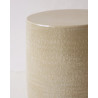 Table d'Appoint en Céramique Crème - ROUCAS | Masamé