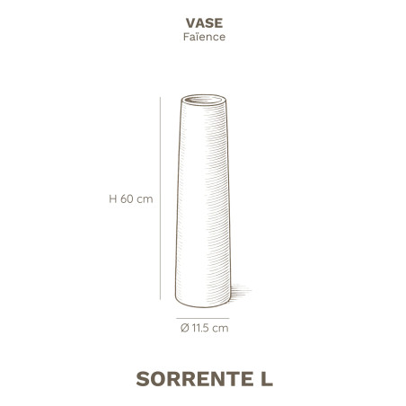 Sorrente — Set de 3 vases céramique sculpturaux | Masamé