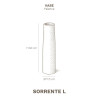 Sorrente — Set de 3 vases céramique sculpturaux | Masamé
