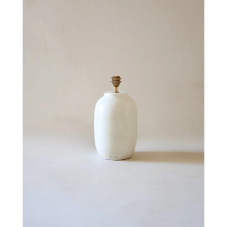 Botero S — Ceramic table lamp Calcaire | Masamé