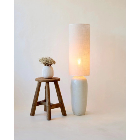 Botera — Artisan ceramic floor lamp H101 cm | Masamé