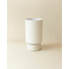 Sormiou S — Ceramic table lamp Calcaire, jute shade | Masamé