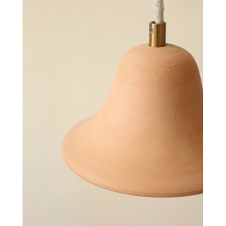 Gigaro S - Raw ceramic pendant light D16 | Masamé