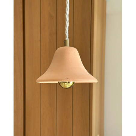 Gigaro S - Raw ceramic pendant light D16 | Masamé