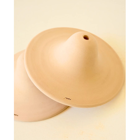 Gigaro M — Raw ceramic pendant light D23 | Masamé