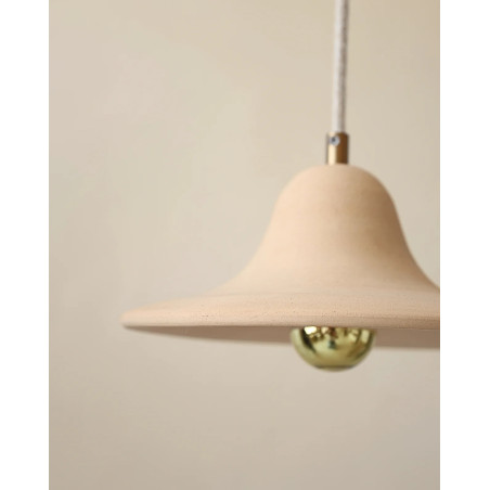 Gigaro M — Raw ceramic pendant light D23 | Masamé