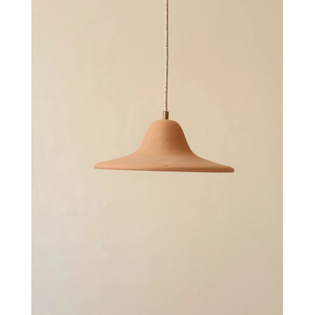 Gigaro L — Raw ceramic pendant light D30 | Masamé