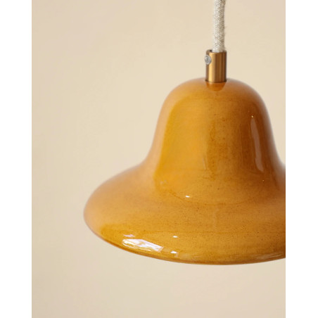 Gigaro S — Glazed ceramic pendant light D16 | Masamé