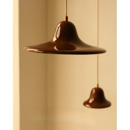 Gigaro M — Glazed ceramic pendant light D23 | Masamé