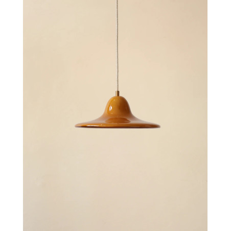 Gigaro L — Glazed ceramic pendant light D30 | Masamé