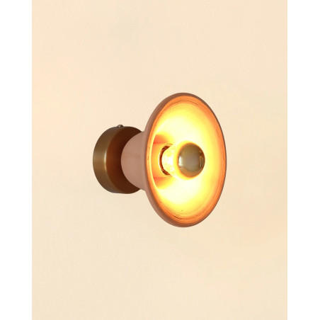 Gigaro S — Raw ceramic wall light D16 | Masamé