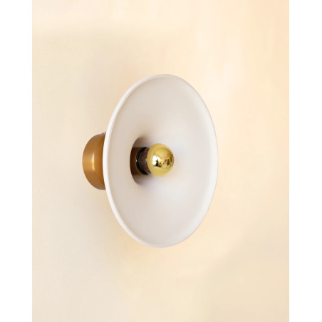 Gigaro M — Raw ceramic wall light D23 | Masamé
