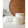 Endoume — Artisan round ceramic coffee table | Masamé