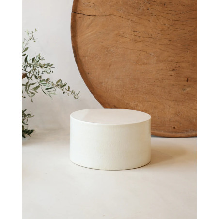 Endoume - Table basse ronde céramique artisanale | Masamé