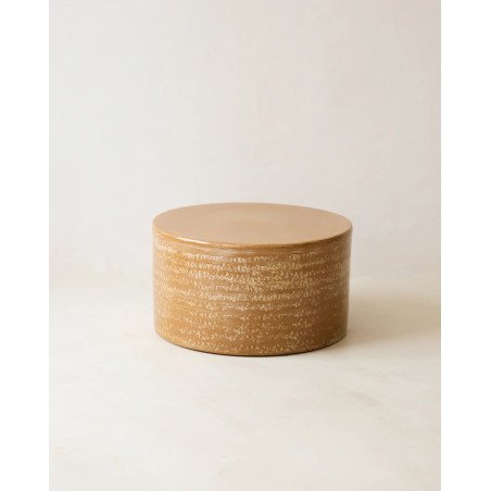 Endoume — Artisan round ceramic coffee table | Masamé