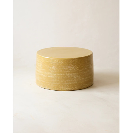 Endoume — Artisan round ceramic coffee table | Masamé