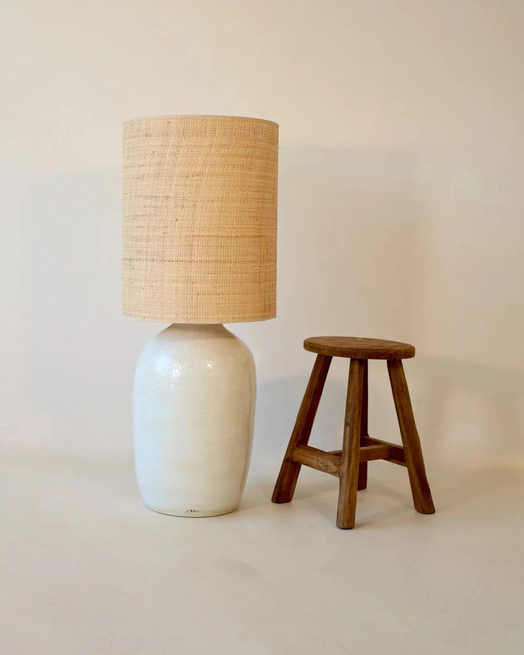 BOTERO M - Lampe de sol céramique H103 cm