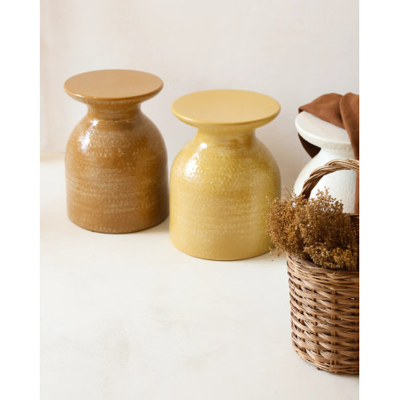 Calla — Organic ceramic side table | Masamé