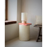 Sormiou S — Ceramic table lamp Calcaire, jute shade | Masamé