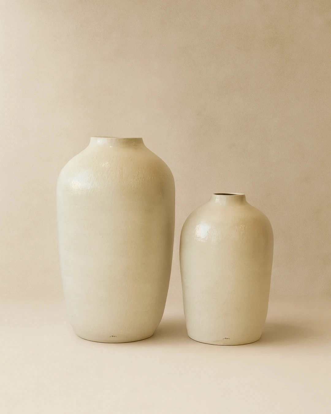 BOTERO - Grand Vase Céramique Crème