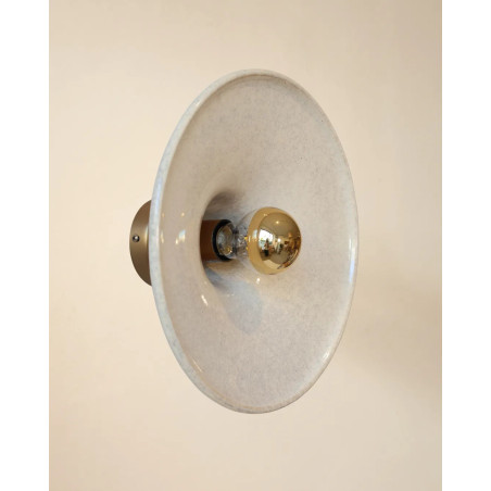 Gigaro L — Glazed ceramic wall light D30 | Masamé