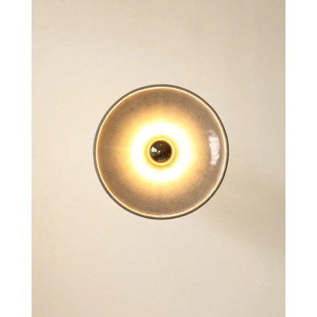 Gigaro M — Glazed ceramic wall light D23 | Masamé
