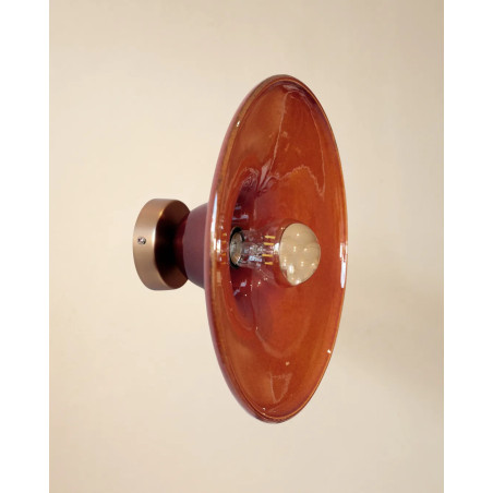 Gigaro M — Glazed ceramic wall light D23 | Masamé