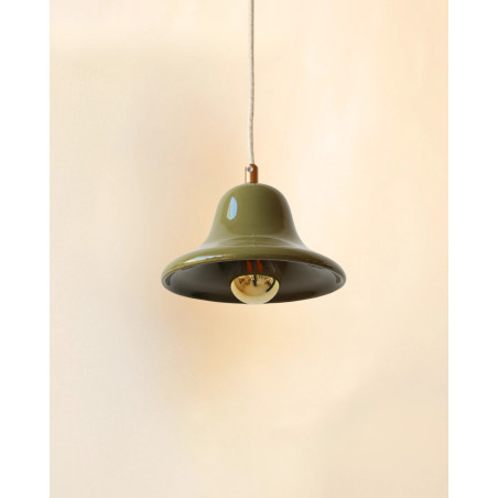 Gigaro S — Glazed ceramic pendant light D16 | Masamé