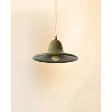 Gigaro M — Glazed ceramic pendant light D23 | Masamé