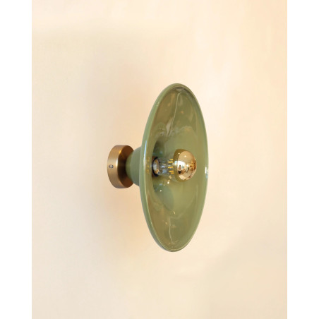 Gigaro L — Glazed ceramic wall light D30 | Masamé