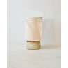 Sormiou S — Ceramic table lamp Lin, jute shade | Masamé