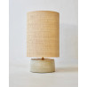 Sormiou M — Lampe céramique Lin, abat-jour jute ou raphia