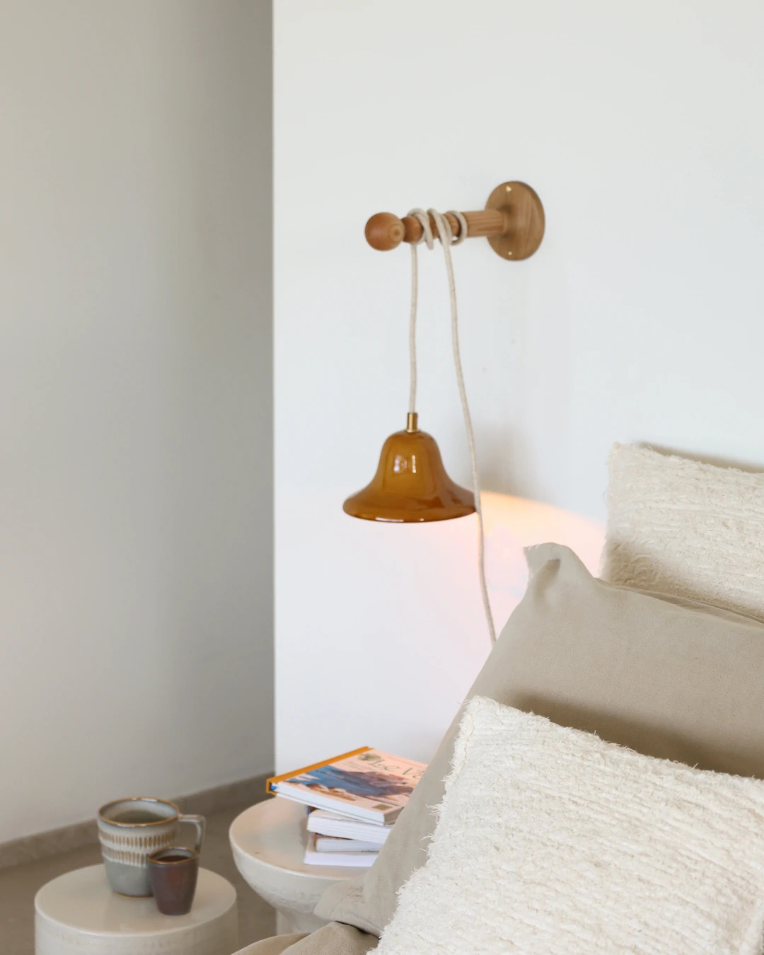Gigaro S — Glazed ceramic portable lamp D16 | Masamé