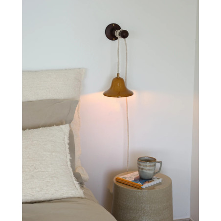 Gigaro S — Glazed ceramic portable lamp D16 | Masamé