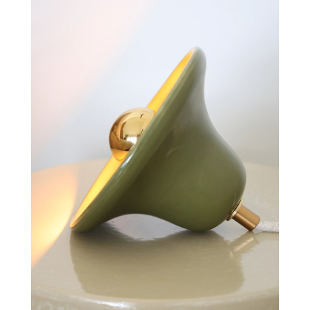Gigaro S — Glazed ceramic portable lamp D16 | Masamé