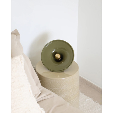 Gigaro M — Glazed ceramic portable lamp D23 | Masamé