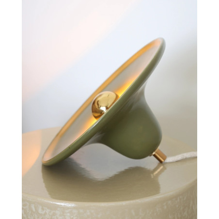 Gigaro M — Glazed ceramic portable lamp D23 | Masamé