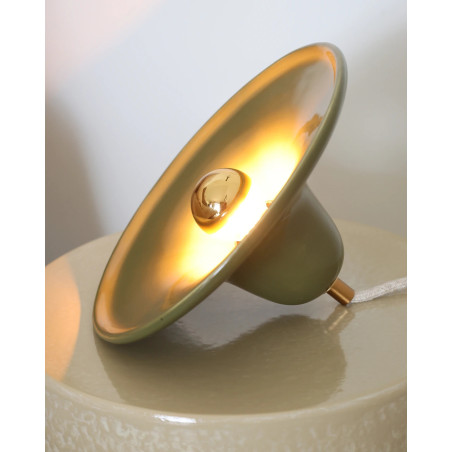 Gigaro M — Glazed ceramic portable lamp D23 | Masamé