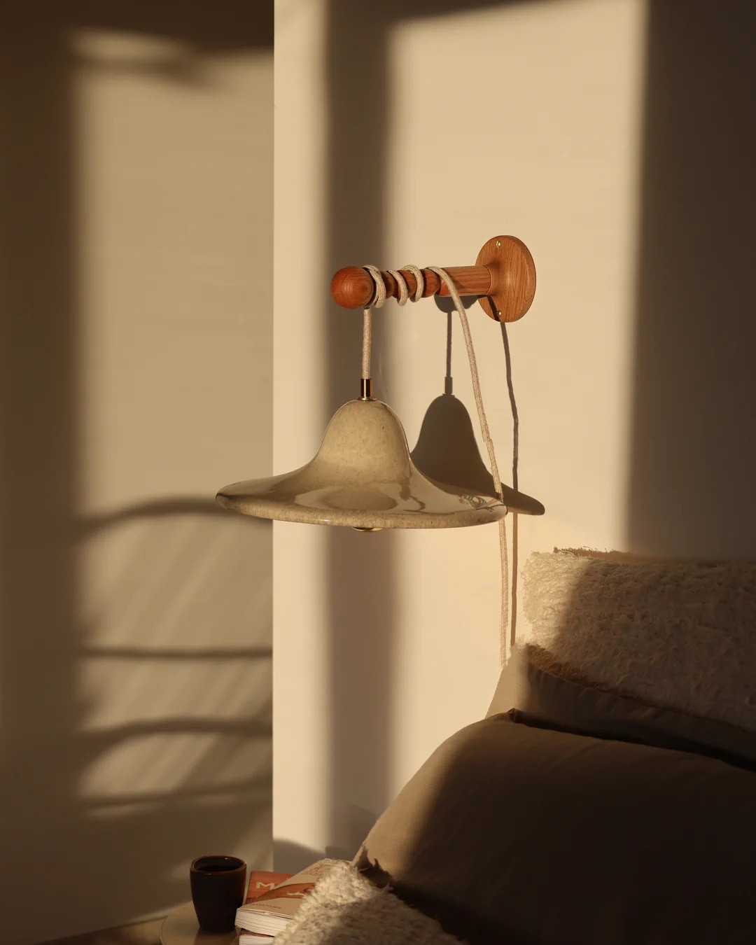 Gigaro L — Glazed ceramic portable lamp D30 | Masamé