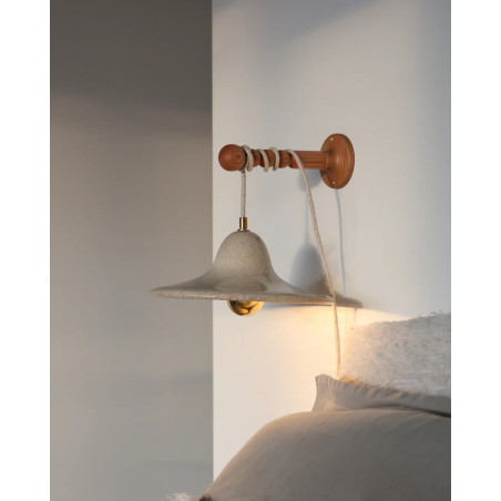 Gigaro L — Glazed ceramic portable lamp D30 | Masamé