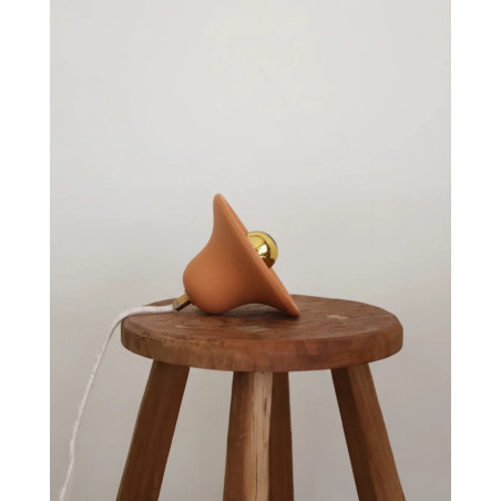 Gigaro S — Raw ceramic portable lamp D16 | Masamé
