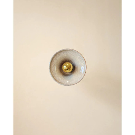 Gigaro S — Glazed ceramic wall light D16 | Masamé