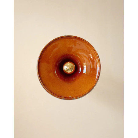 Gigaro M — Glazed ceramic wall light D23 | Masamé