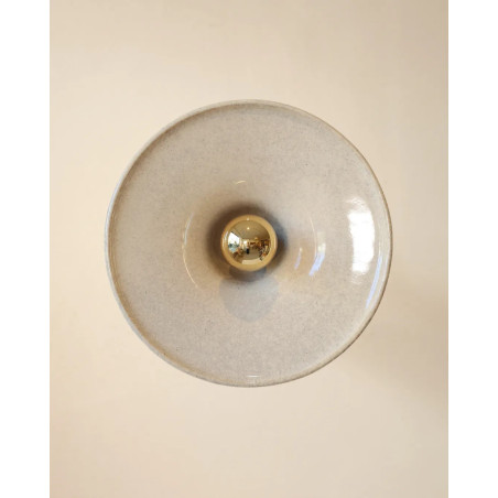 Gigaro L — Glazed ceramic wall light D30 | Masamé